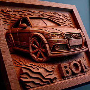 3D модель Audi RS4 (STL)